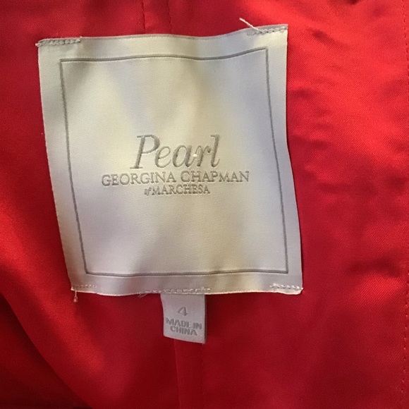 Red Ruffly Party Dress - Picture 3 of 3